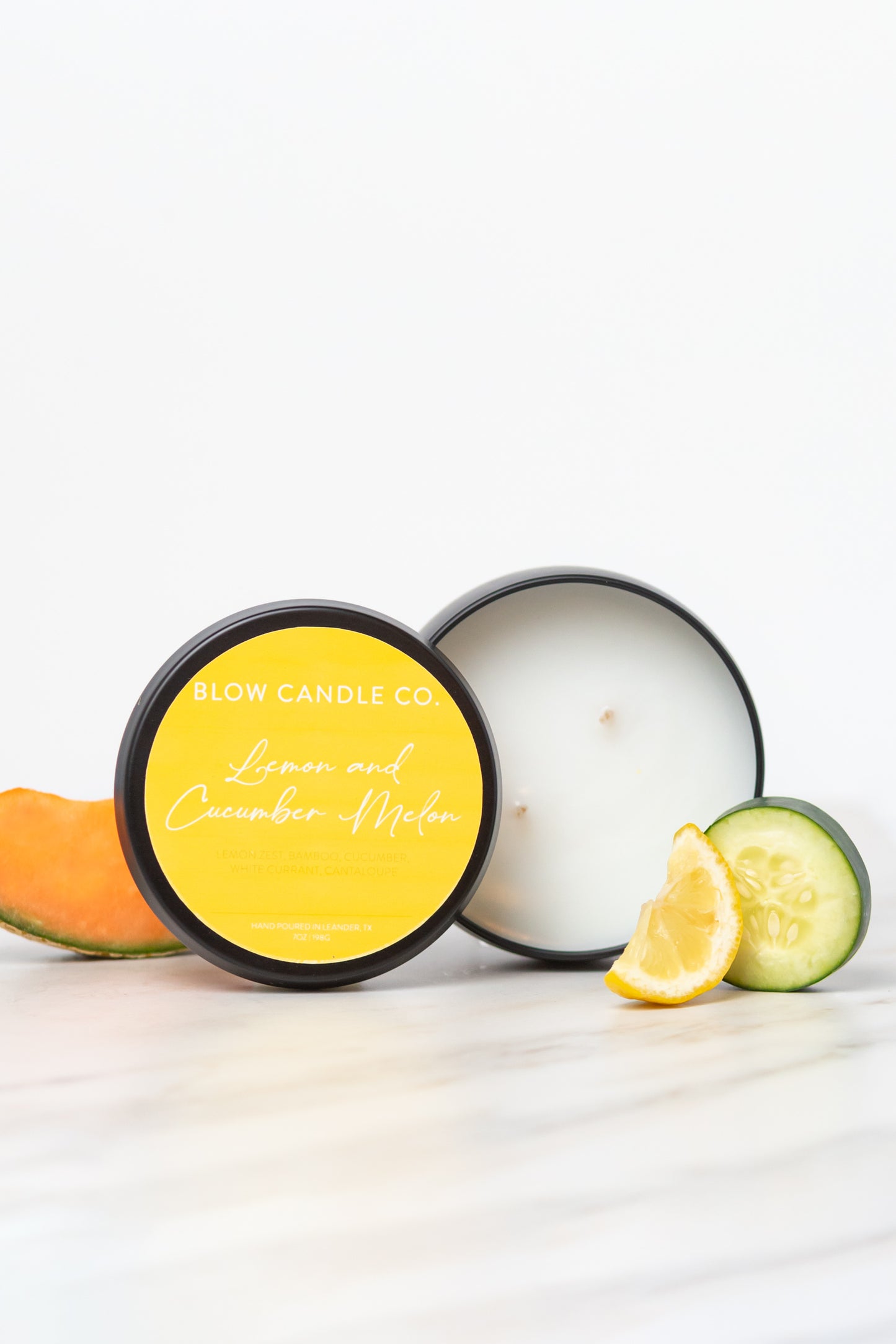 Lemon and Cucumber Melon Candle