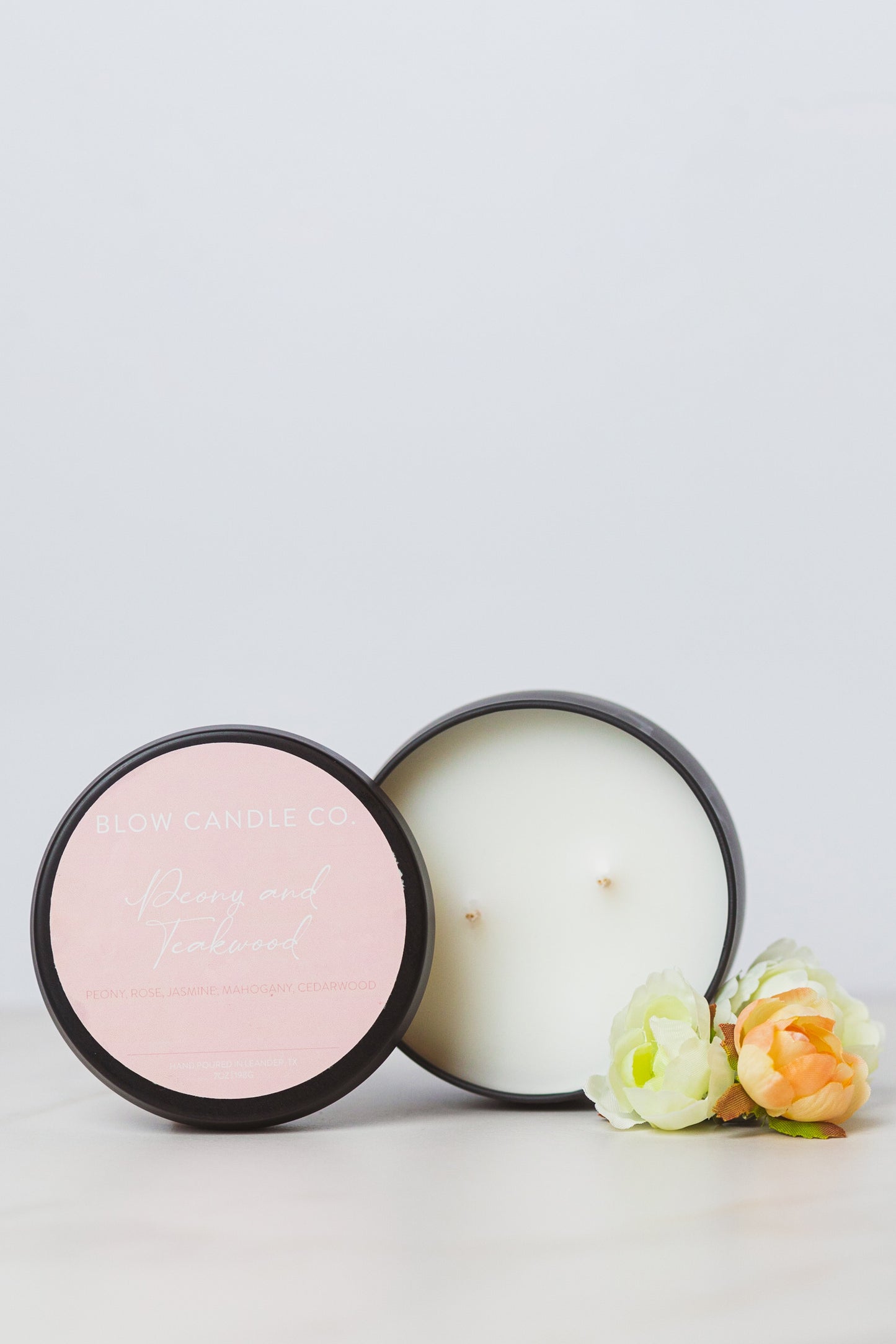 Peony and Teakwood Candle
