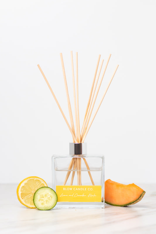 Lemon and Cucumber Melon Reed Diffuser
