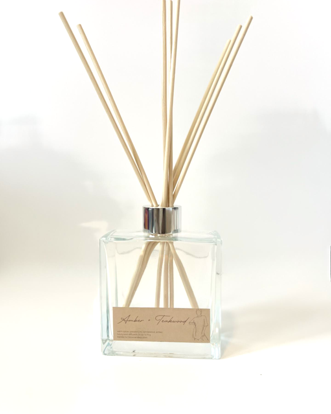 Amber and Teakwood Reed Diffusers